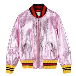 GUCCI kids leather jacket!
